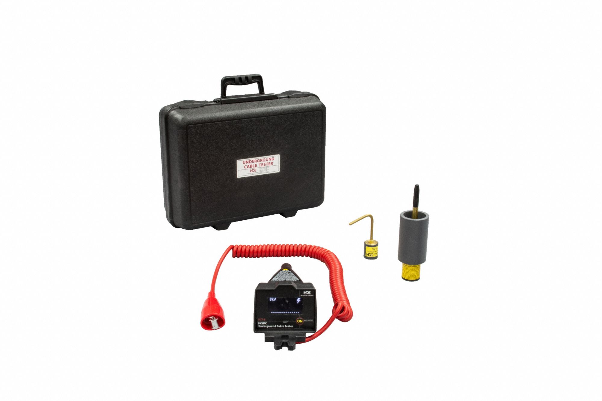 Cable and Insulation Tester: 1, 500 ft Max Fault Locating Dp, 60 Hz Max Freq Measurement, Light