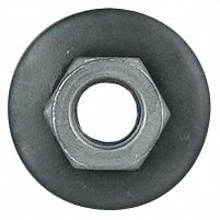 Hex Nut: Std Hex, M6x1.00 Thread, 16 mm Hex Wd, 6 mm Hex Ht, Steel, Phosphate, Std Hex Nut, 25 PK