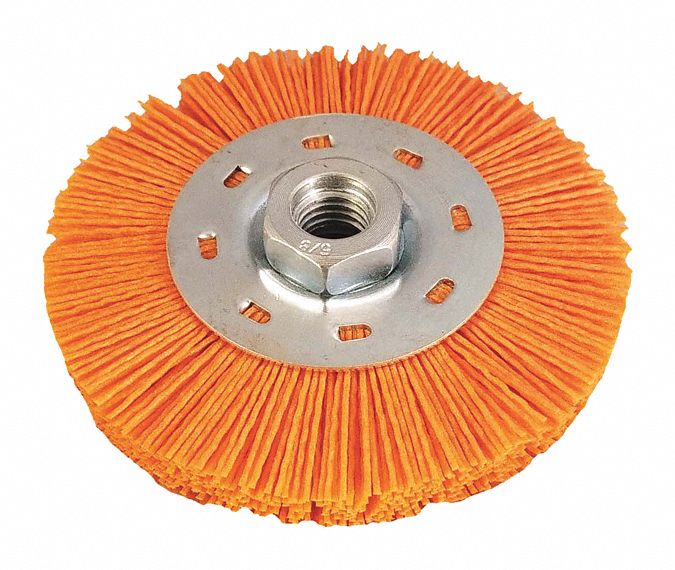 Wheel Brush, Orange,