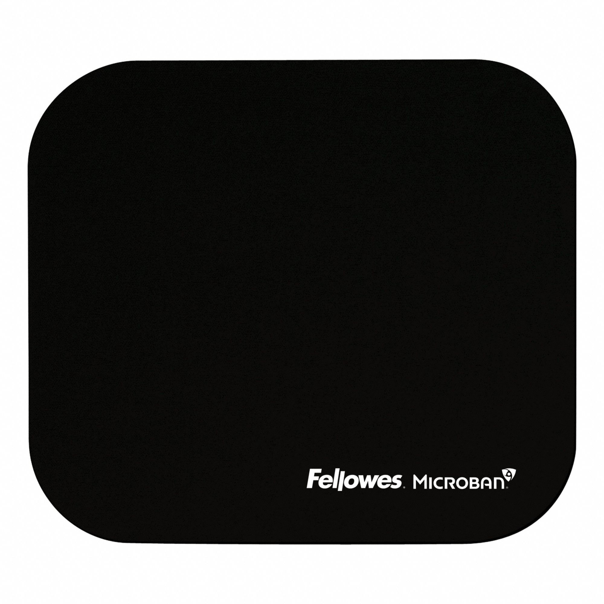 Mouse Pad: Black, Elastomer/Rubber, 9 1/8 in Lg, 7 3/4 in Wd