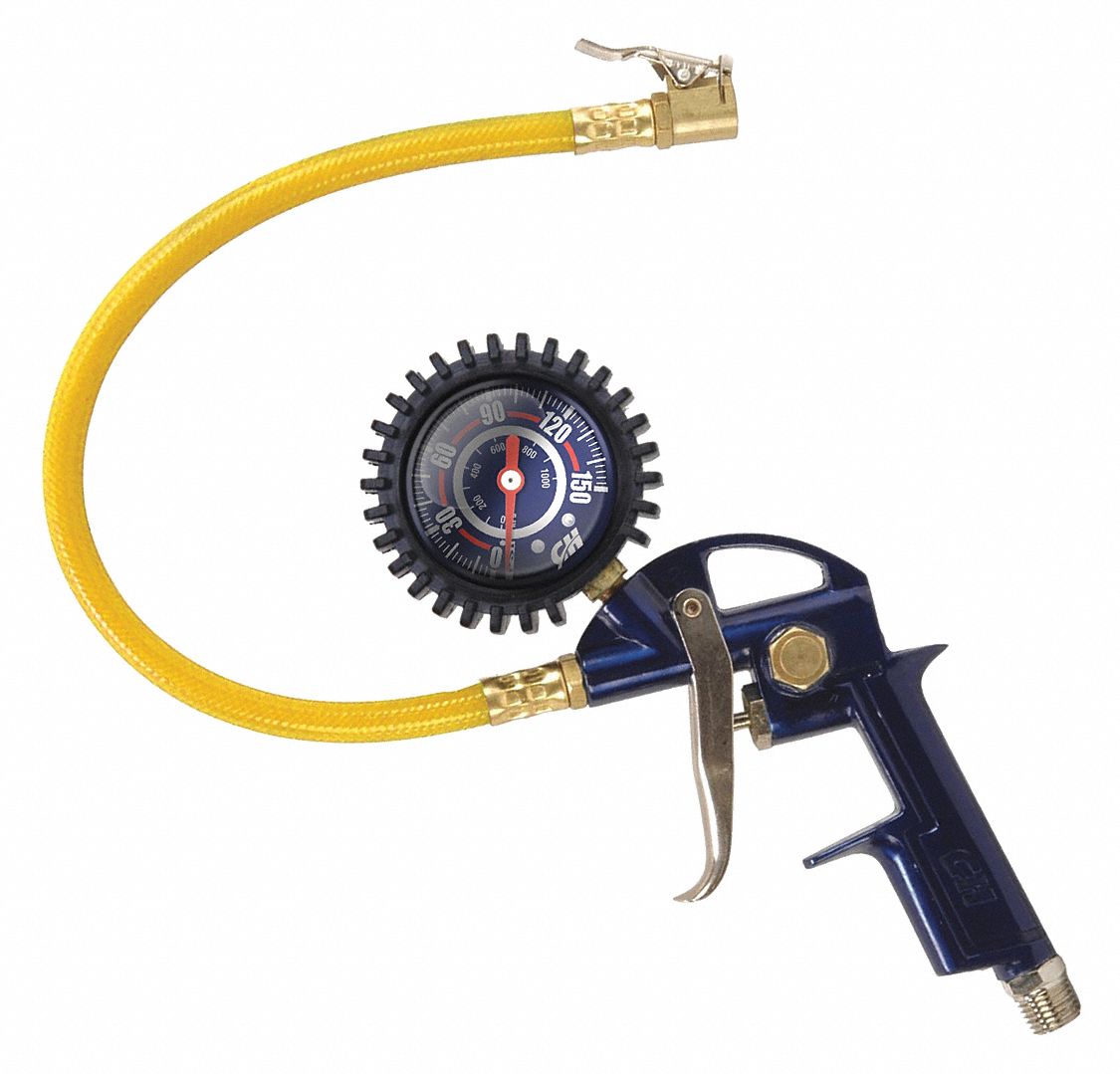 Tire Inflator, w/Gauge
