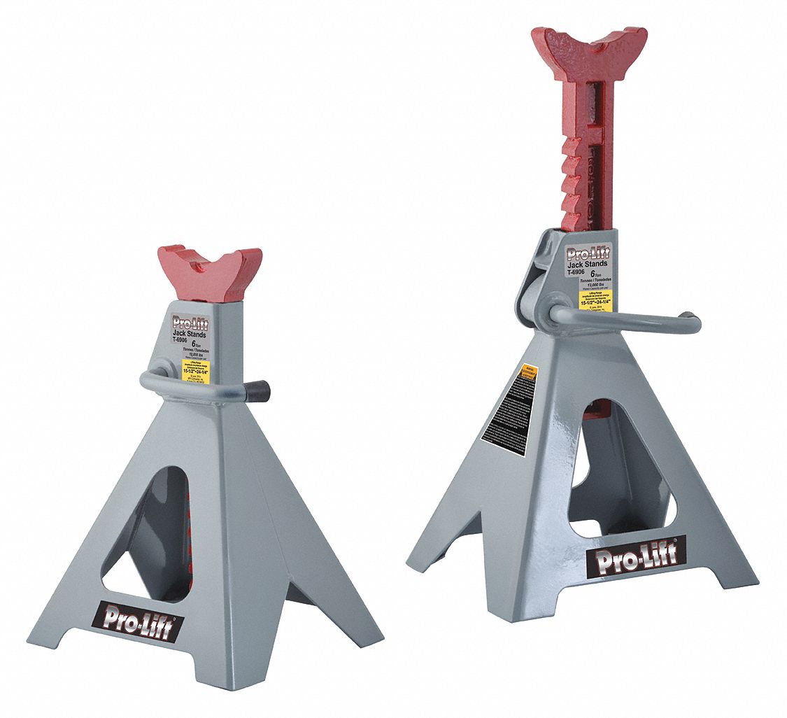 PROLIFT, Jack Stand, Steel, Jack Stands,Stamped,6 tons 59DM78T6906