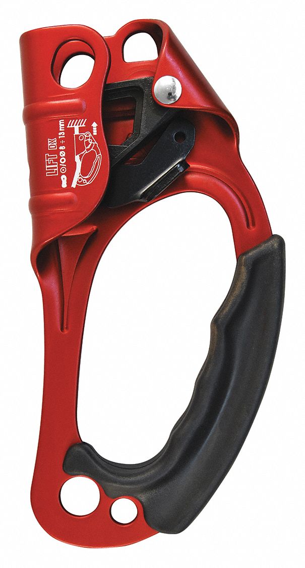Lift Rope Clamp Ascender, Red, Right
