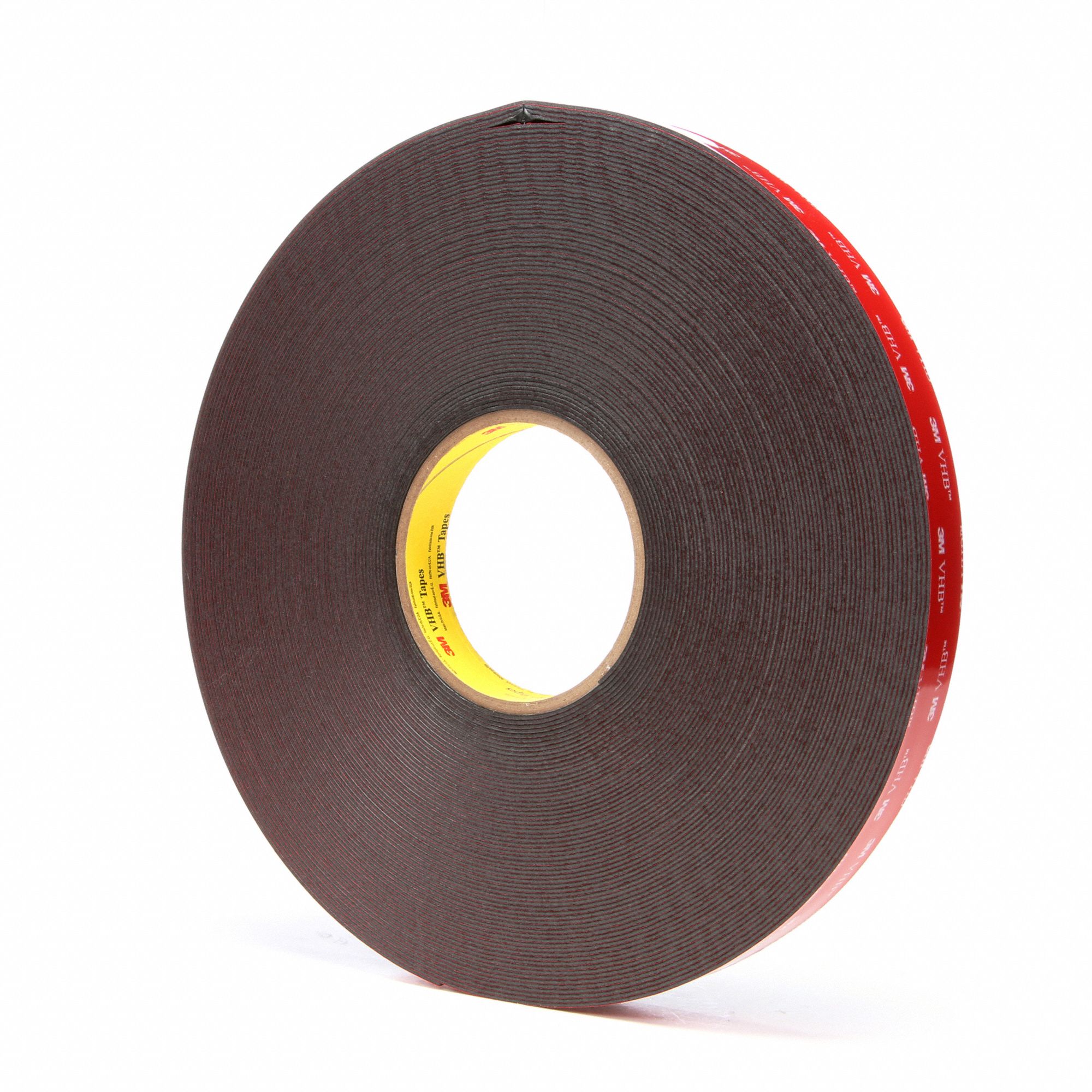 FOAM TAPE,ACRYLIC,BLACK,0.8 IN,PK12