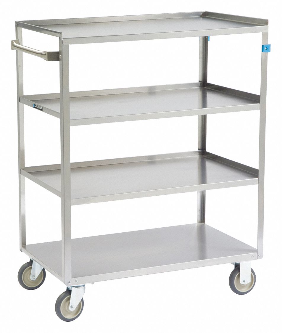 Lakeside 4-compartment Bulk Linen Cart, 500 Lb Capacity, 36 3 8 In L X 