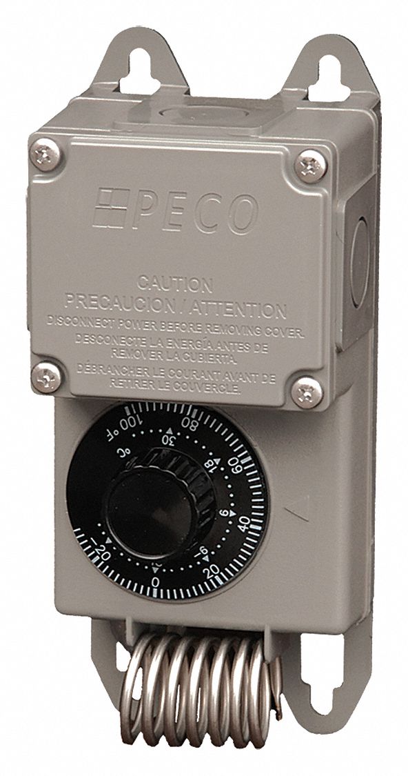 INDUSTRIAL NEMA 4X THERMOSTAT, HEAT/COOL, 120 /208/240/277/480 V AC