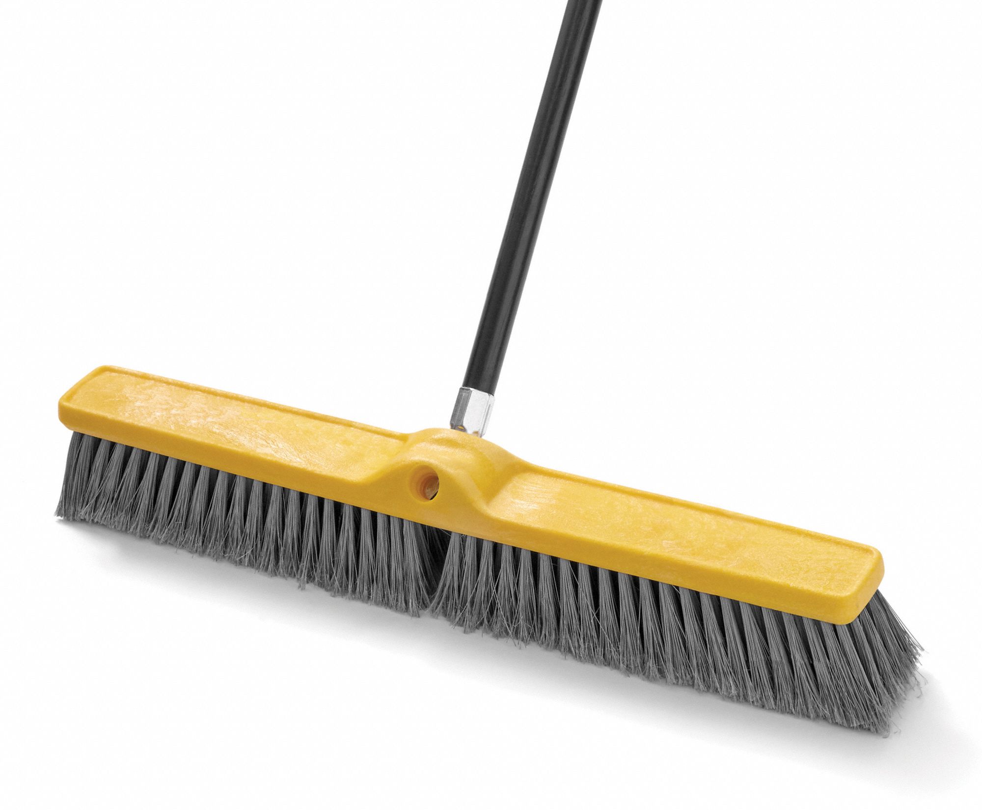 RUBBERMAID COMMERCIAL PRODUCTS Synthetic Push Broom, 24 in Sweep Face