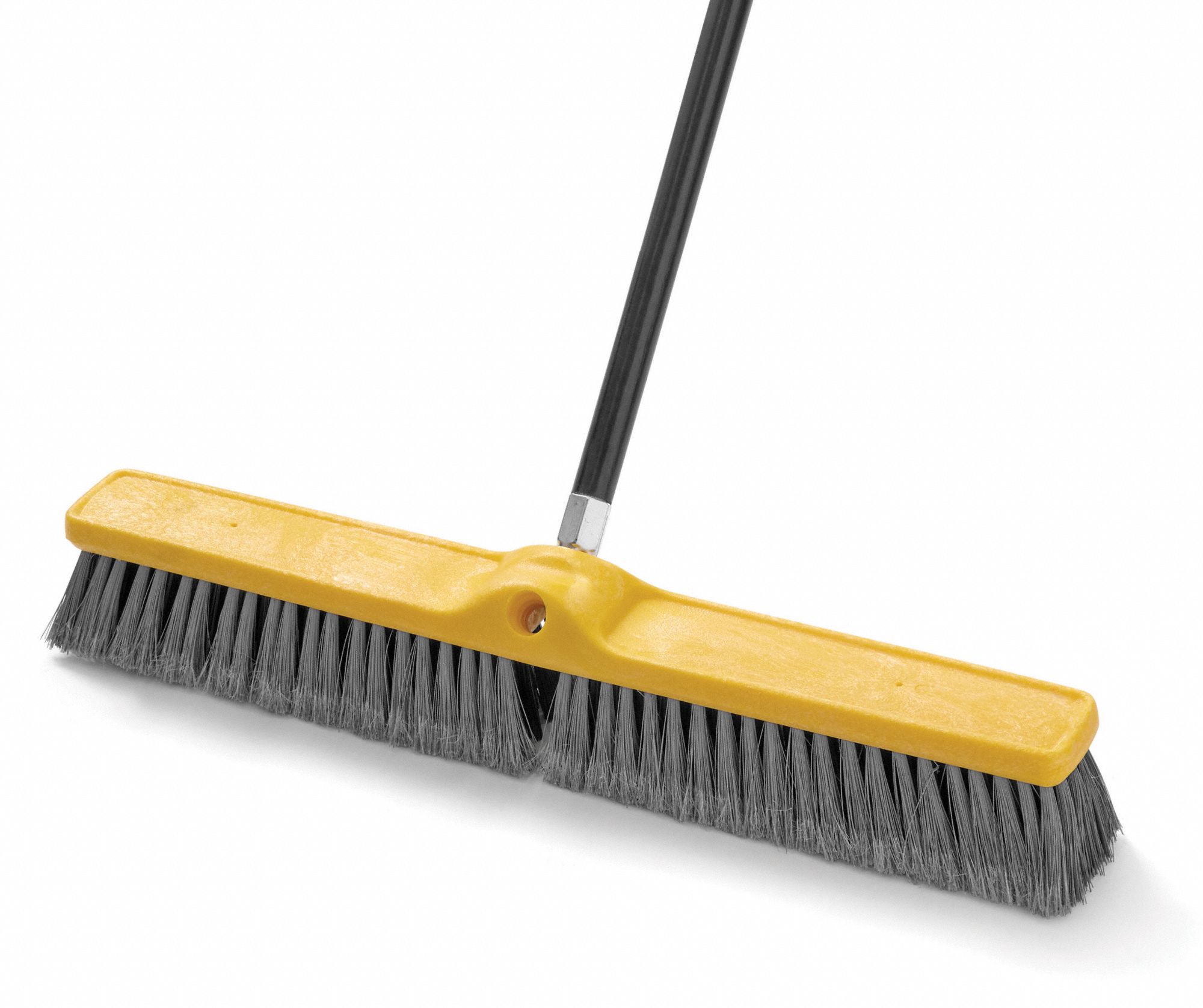 RUBBERMAID COMMERCIAL PRODUCTS Synthetic Push Broom, 24 in Sweep Face
