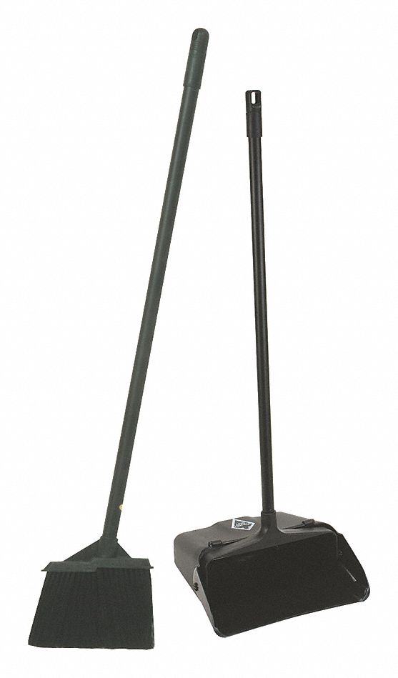 4686003 - Duo-Sweep® Unflagged Lobby Broom With Black Metal Handle 30” -  Black