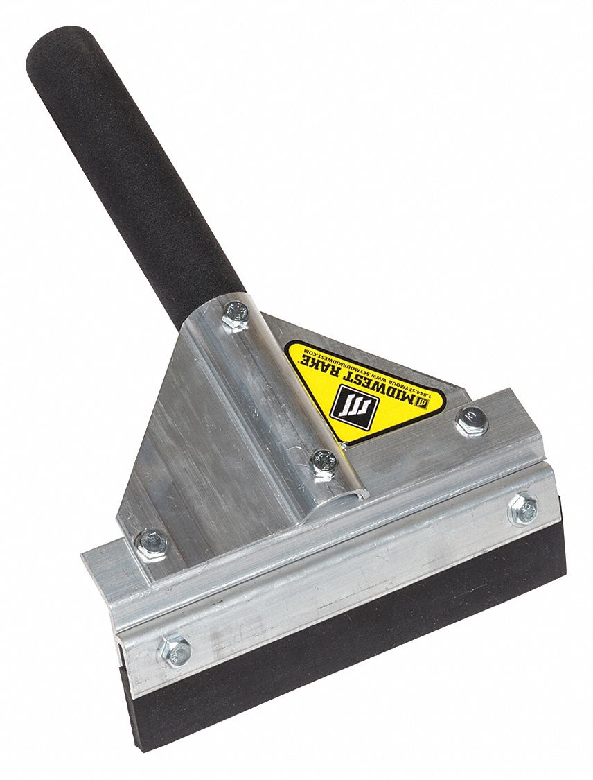 SEYMOUR MIDWEST RAKE Squeegee, HandHeld, 11/2" Square Blade 59JN20