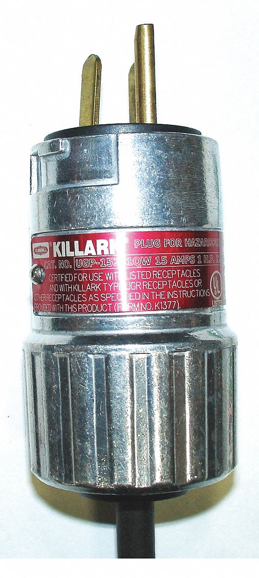 Plug,Explosion-Proof,15 amp,125VAC - Grainger