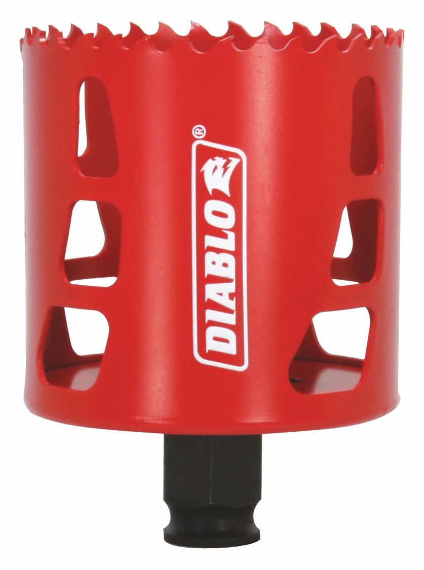 Hole Saw: 2 5/8 in Saw Dia., 4 Teeth per Inch, 2 3/8 in Max. Cutting Dp, Bi-Metal
