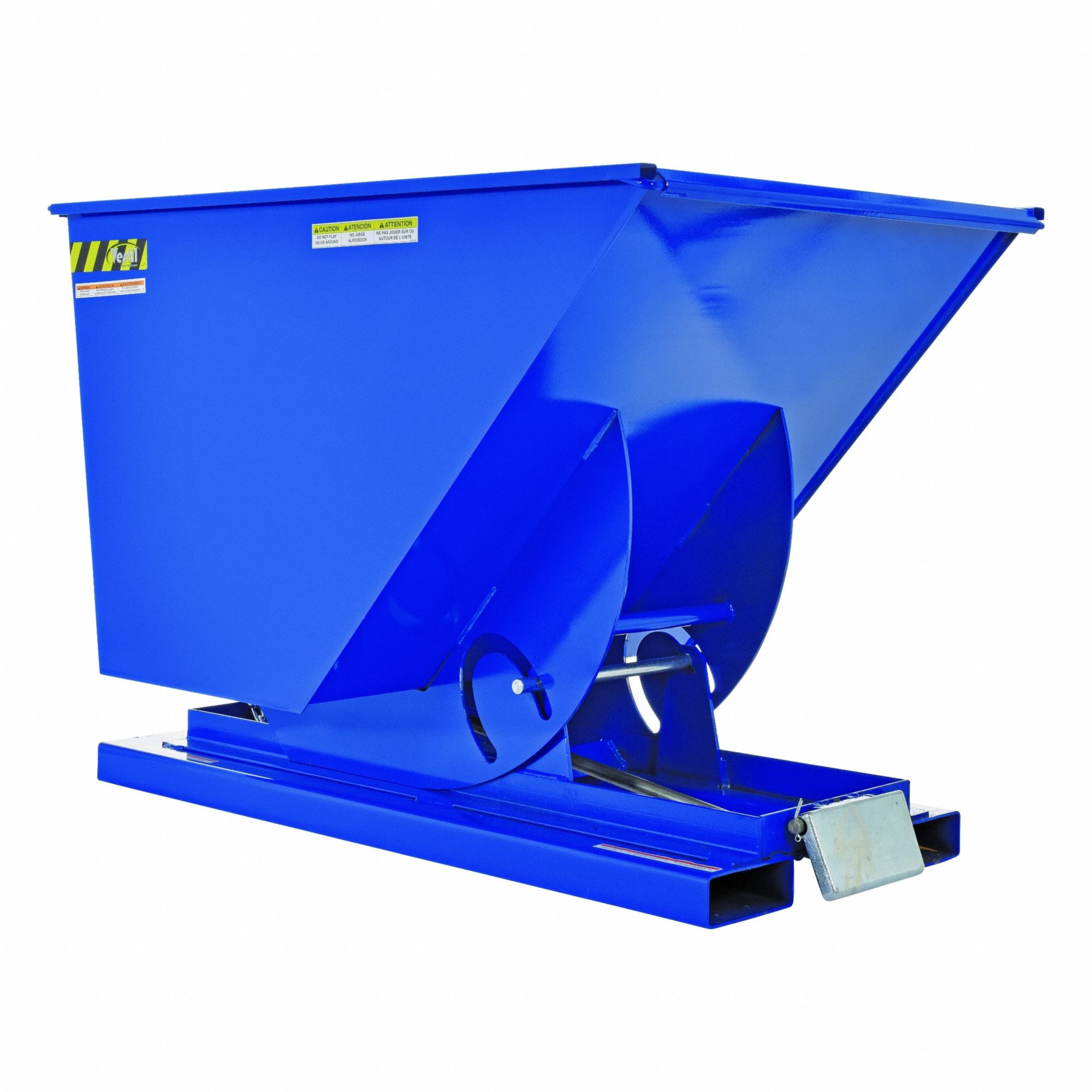 SELF DUMPING HOPPER, BLUE, MEDIUM DUTY, 1 YD