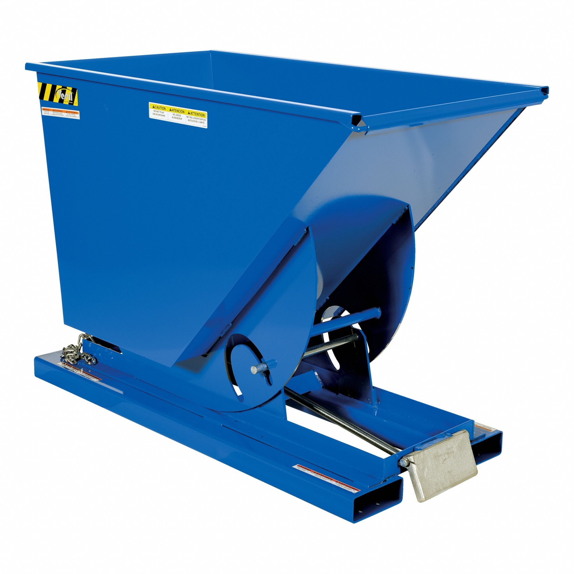 SELF DUMPING HOPPER, BLUE, LIGHT DUTY, 3/4 YD