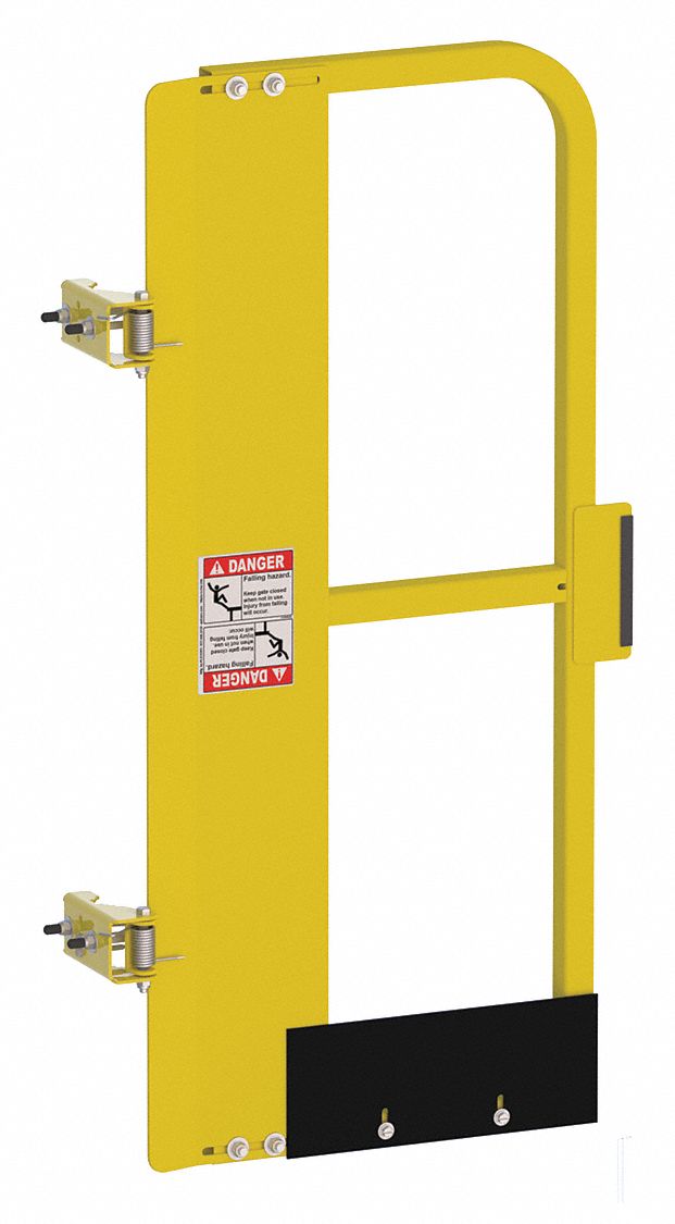 PS DOORS Safety Gate, Gate, Steel 422L63LSGF36PCY Grainger