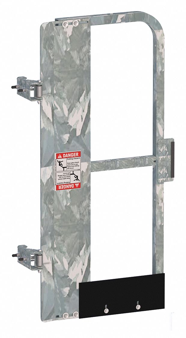 Single-Door Metal: Steel, For 34 3/4 in to 38 1/2 in Opening Wd, 41 1/2 in x 1 1/4 in