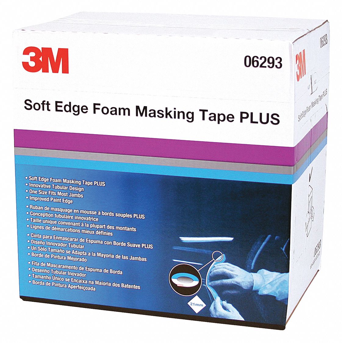 Masking Tape PLUS Soft Edge Foam 21mm