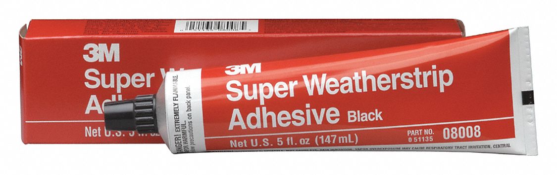 3M 5 fl. oz. Black Weatherstrip Adhesive