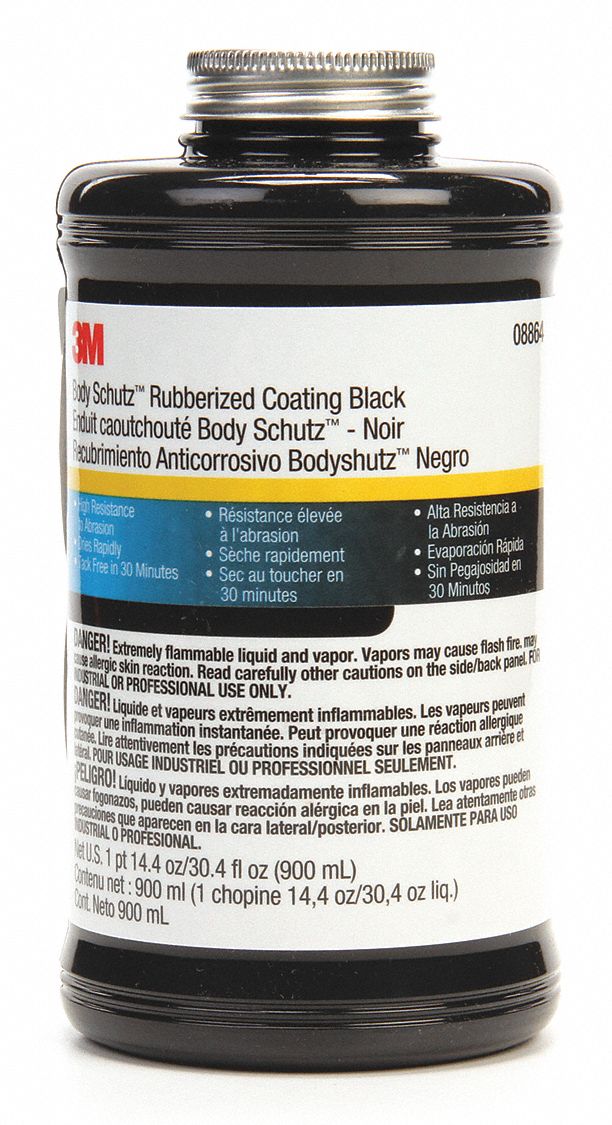 Rubberized Coating Black 1 qt. PK6