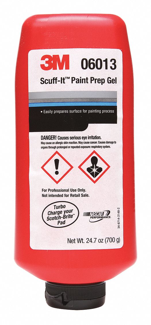 SCUFF-IT SERIES PAINT PREP GEL, WHITE, 24.7 OZ, 93.9 ° C FLASH POINT