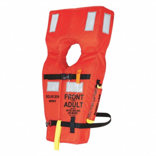 KENT SAFETY, Life Jacket 59ME3710030020000413 Grainger