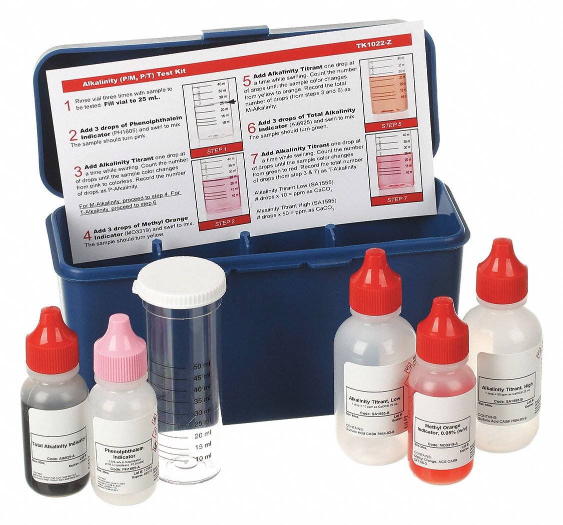Alkalinity Test Kit 10 Or 50 ppm/25 mL