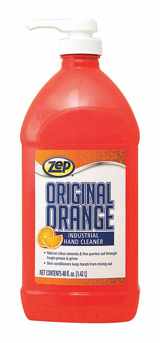 Orange Heavy-Duty Hand Cleaner 48 oz PK6