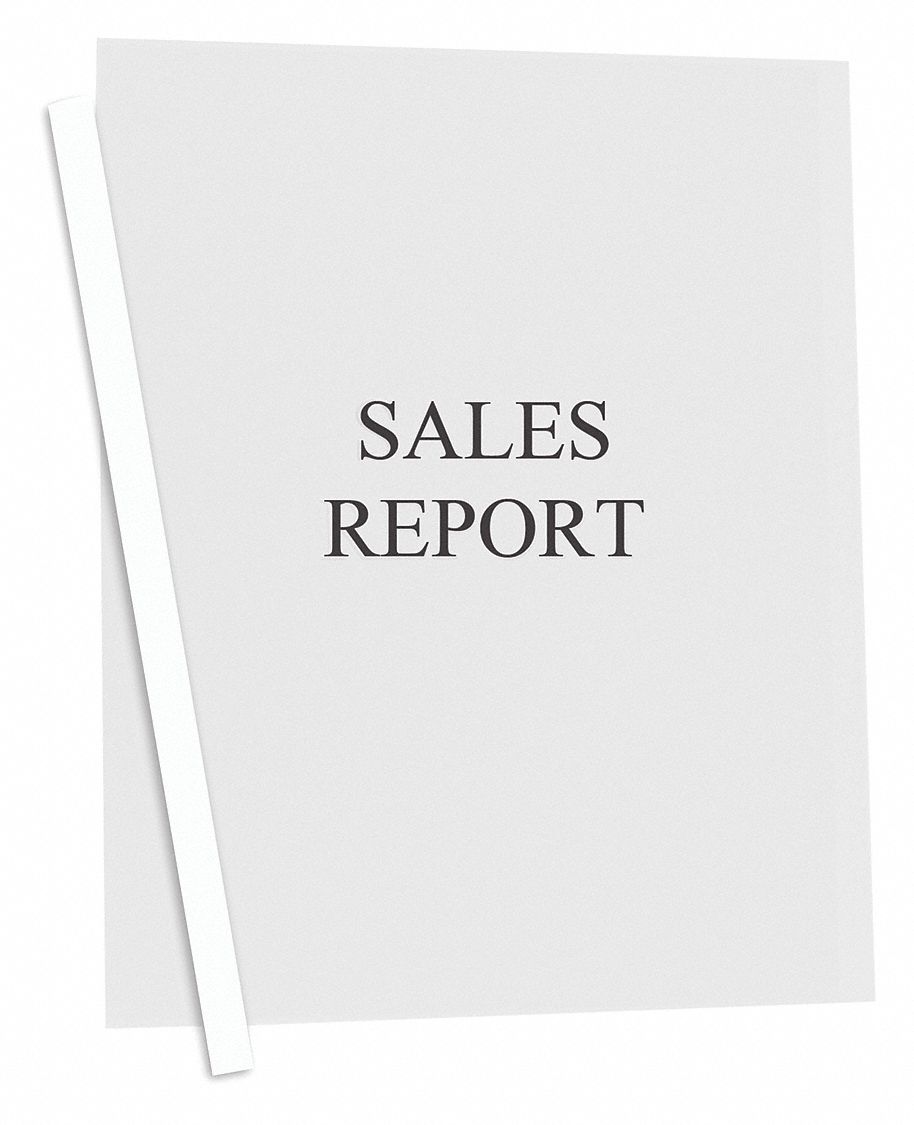 Report Cover, Binding Bar, Clear, PK50