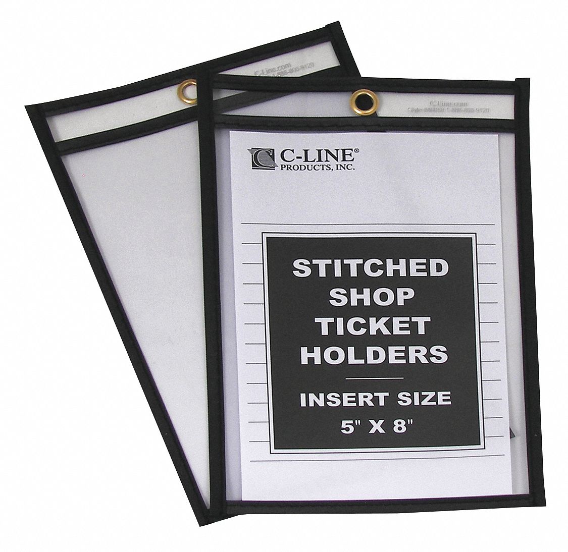 CLINE PRODUCTS, Shop Ticket Holders,2 Side,5 x 8",PK25 59PC8846058