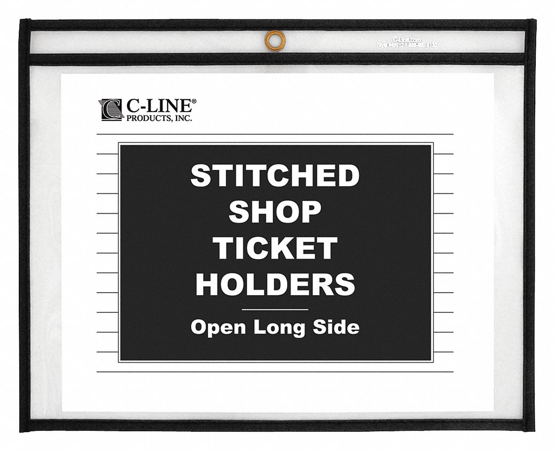 Shop Ticket Holders, 12 x 9", PK25