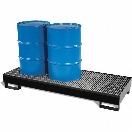 Black Diamond Eco Solutions Hardcover Spill Pallet Polyethylene For