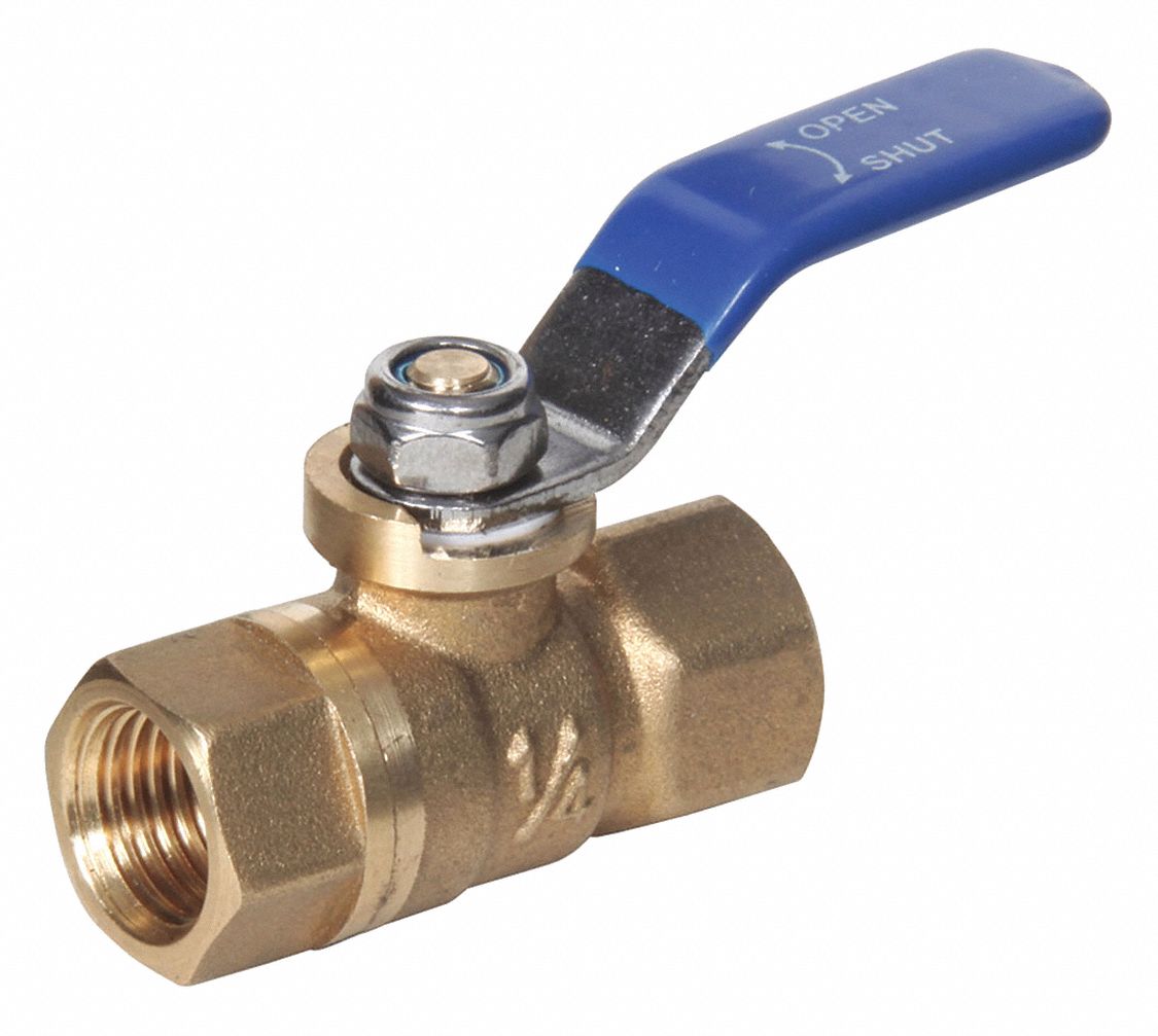 Manual 2-Way Ball Valve NPT Brass