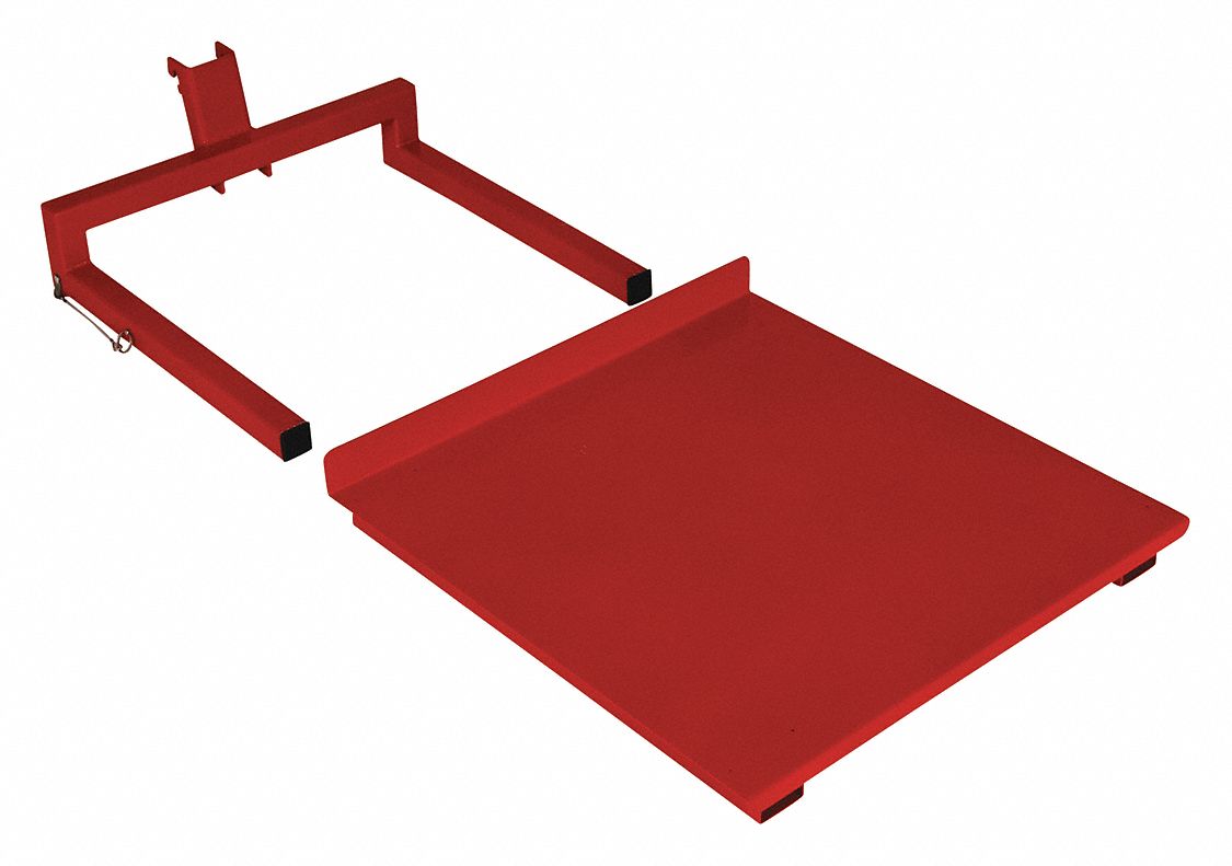 Bent Fork: 350 lb Load Capacity, 28 1/2 in x 24 in x 8 3/4 in, Steel, 5360251