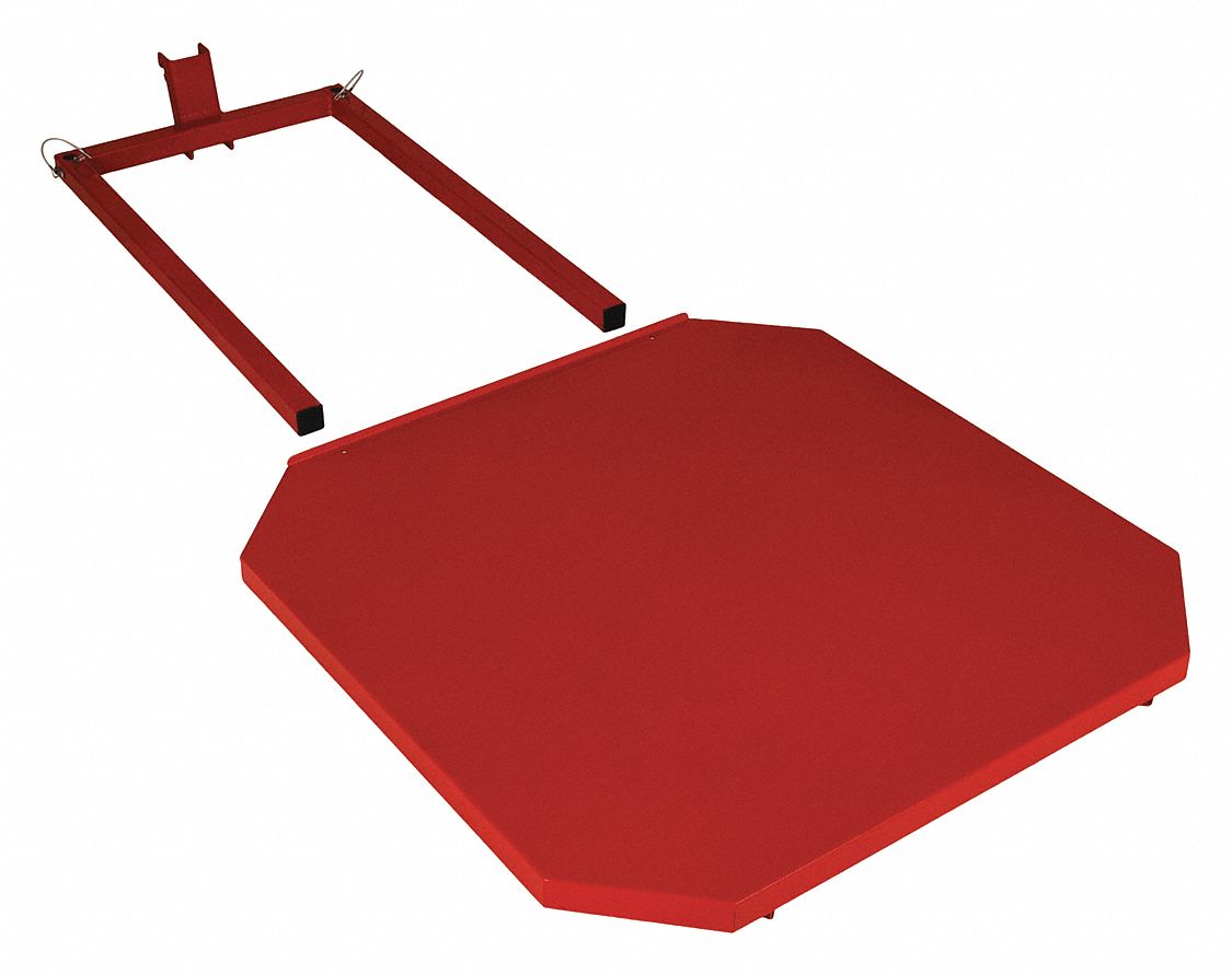 Straight Fork: 350 lb Load Capacity, 37 1/2 in x 33 in x 6 1/4 in, Steel, 5360331