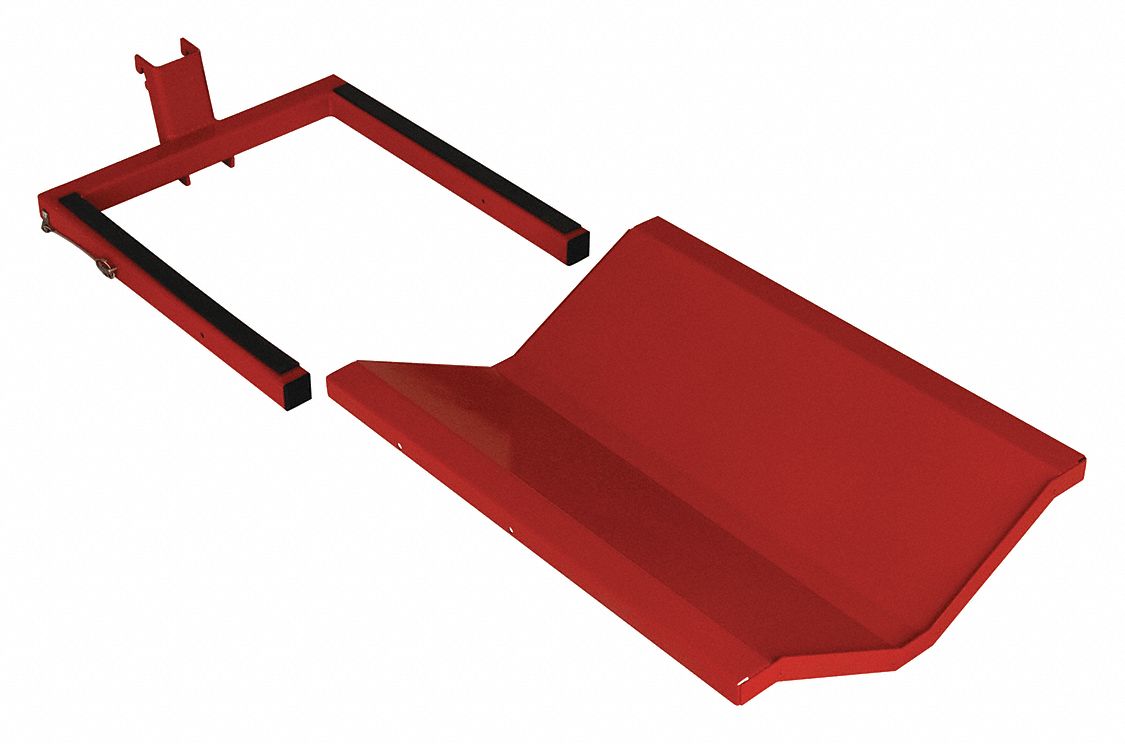 Straight Fork: 350 lb Load Capacity, 28 3/4 in x 18 3/4 in x 8 3/4 in, Steel, 5360541