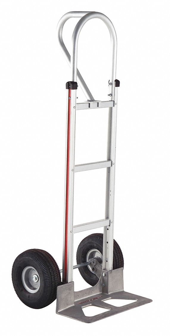 Corrosion-Resistant Modular Aluminum General Purpose Hand Truck: 500 lb Load Capacity