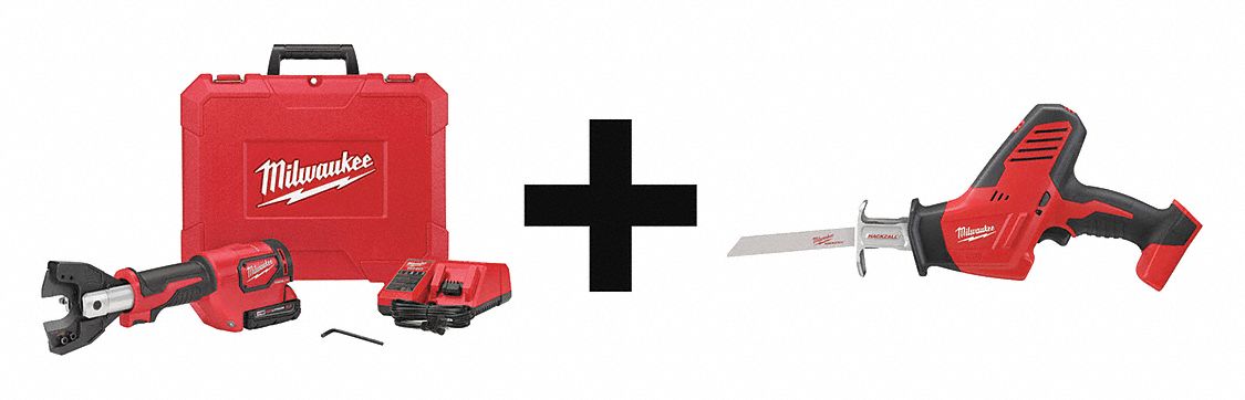 Cordless Cable Cutter Kit, 18.0V