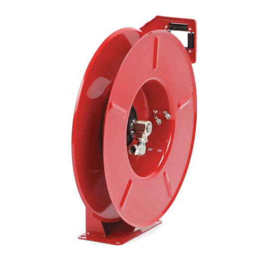 25 ft (3/4 in I.D.), 500 psi Max Op Pressure, Spring Return Hose Reel -  59YT25