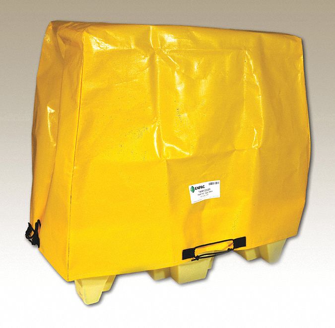 TARP COVER, FOR 2-DRUM SPILLPALLETS, REINFORCED, HDPE