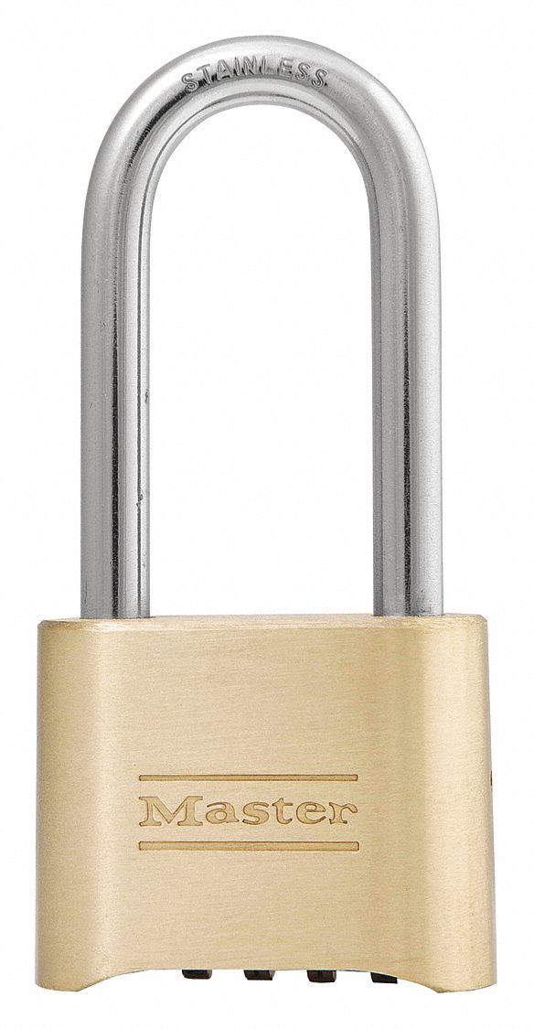MASTER LOCK Candado de Combinación, Latón, 2
