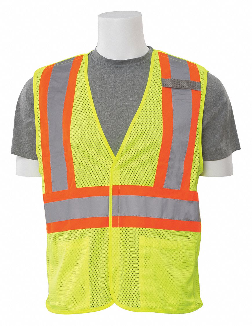 Vest, Break-Away, Hi-Viz, Lime, 5XL