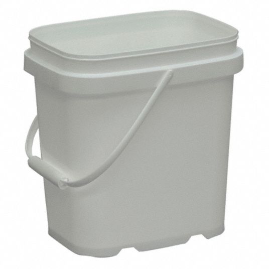 Tall Plastic Container,1 gal.