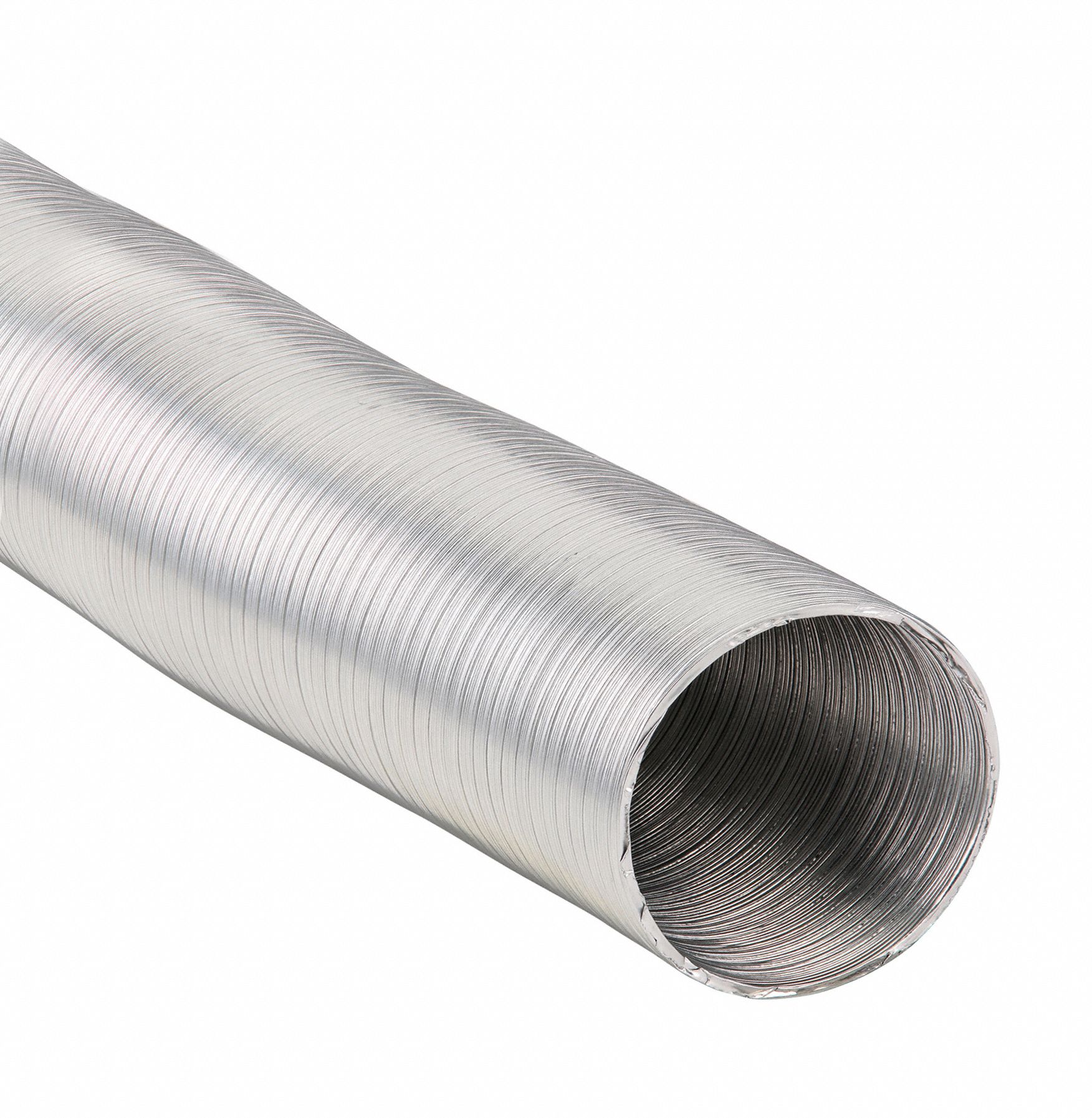 FLEXIBLE DUCT, 6 IN DIA, 30 FT L, 0.05% VAPOUR TRANS, ALUMINUM, 500 ° F MAX TEMP, ALUMINUM