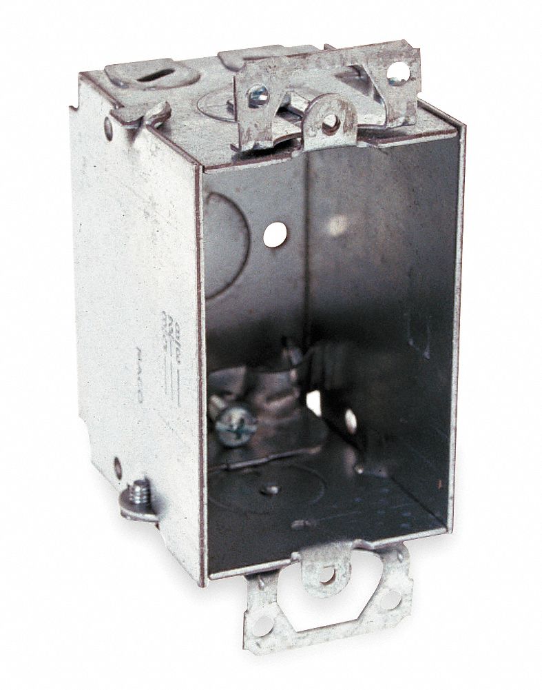 RACO Electrical Box: Galvanized Zinc, 2 1/2 in Nominal Dp, 2 in Nominal ...