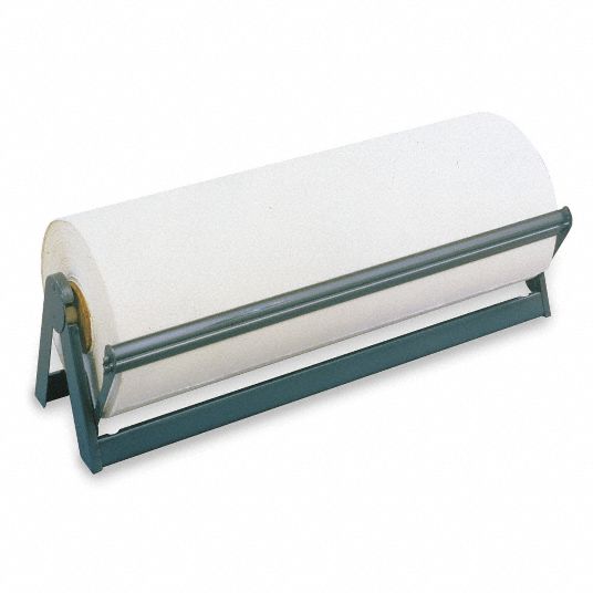 Portable, For 24 in Roll Wd, Paper Dispenser with Cutter 5A1285A128