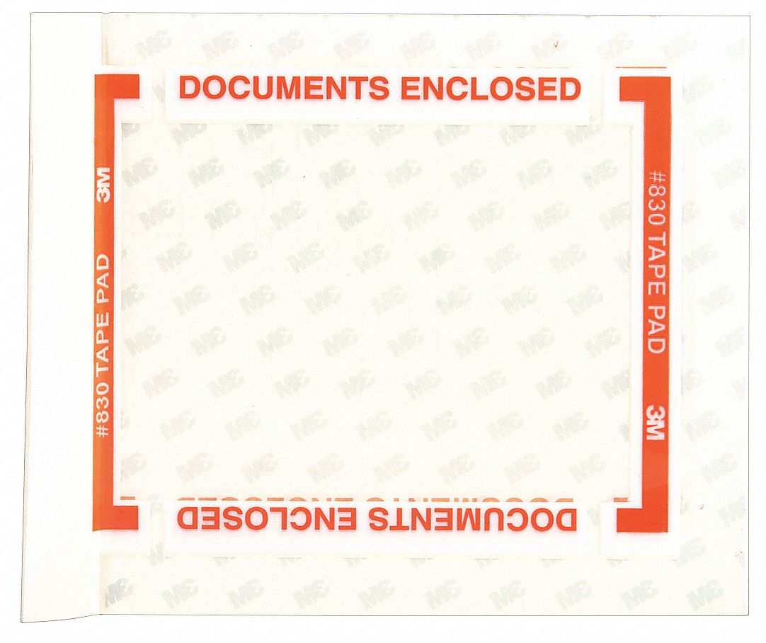 Packing List Envelopes: 5 in x 6 in, Packing List Enclosed, Clear, Bottom/Top, 1, 000 PK