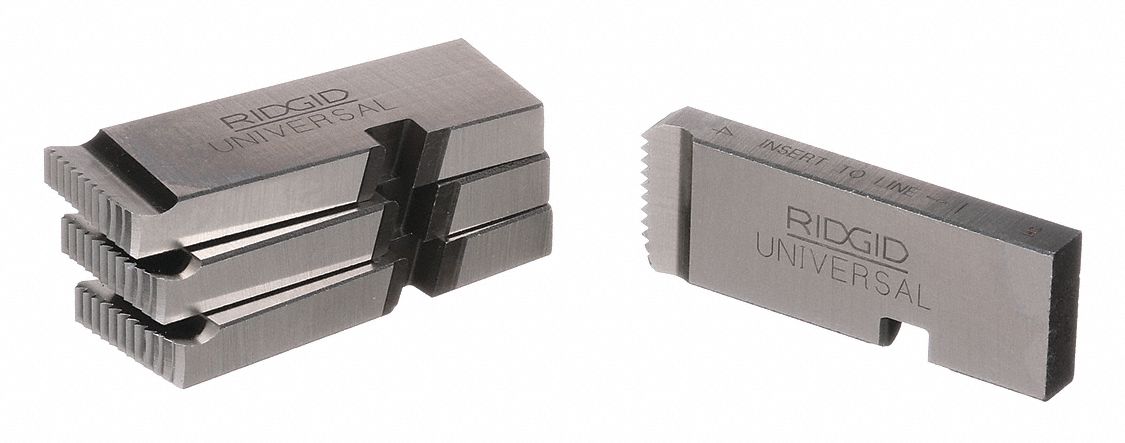 PIPE DIES, 1" TO 2" NPT, HSS, RIGHT-HAND, 11½ TPI, 4-PK, FOR UNIVERSAL DIE HEAD