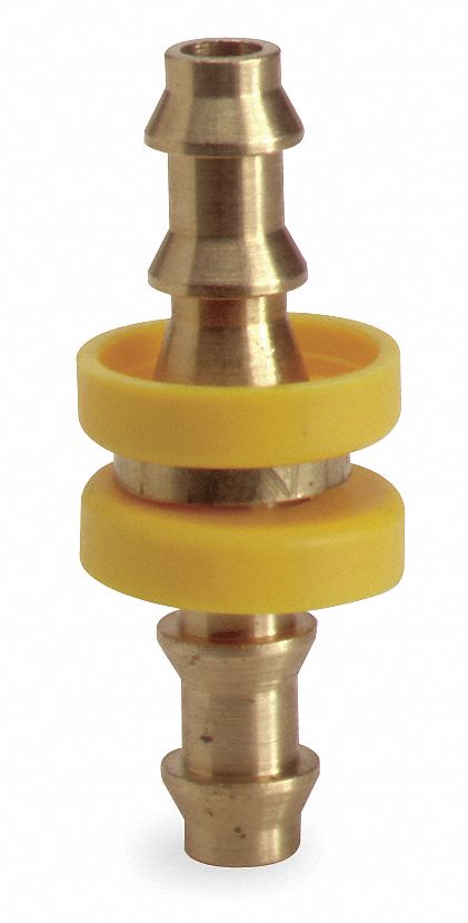 Straight Brass Push On Hose Mender