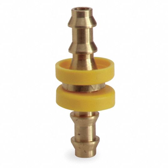 SPEEDAIRE Barbed Hose Mender Hose Barb x Hose Barb, 3/8 in x 3/8 in