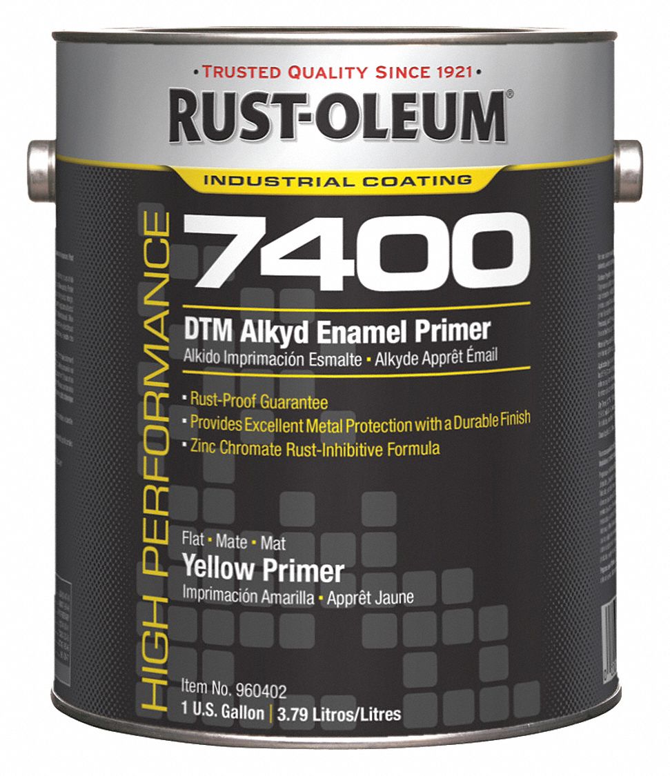 RUSTOLEUM 960402 Primer,Yellow,1 gal. 20066000493 eBay